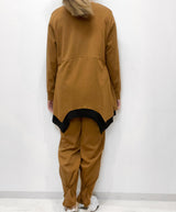 MICALLE MICALLE（ミカーレミカーレ）3カラー  アシメントリーセットアップ ankle tab detail