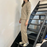 MICALLE MICALLE（ミカーレミカーレ） hoodie knit setup