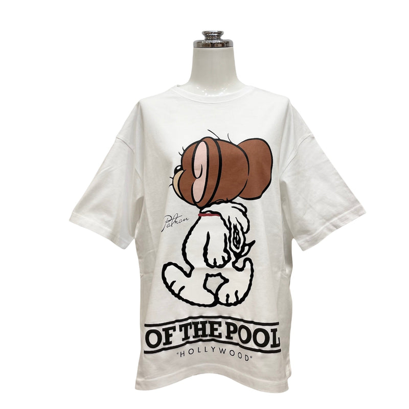 【再入荷】PATRON OF THE POOL 2カラー  snoopy in mouse ジェリー×スヌーピーTシャツ
