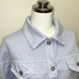 MICHELLE（ミケーレ）4カラー フラワー刺繍パンチングジャケット