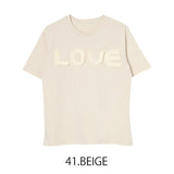 MICALLE MICALLE（ミカーレミカーレ）2カラー LOVE Tシャツ