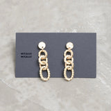 MICALLE MICALLE（ミカーレミカーレ）ゴールドチェーンピアス - AVANTI&JOLIJOLI