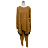 MICALLE MICALLE（ミカーレミカーレ）3カラー  アシメントリーセットアップ ankle tab detail