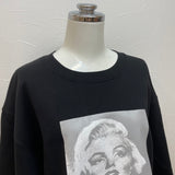 【在庫お問い合わせ下さい】Account（アカウント）3カラー Marilyn Monroe photoトレーナー