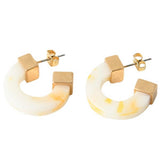 MICALLE MICALLE（ミカーレミカーレ）2カラー マーブルフープピアス - AVANTI&JOLIJOLI