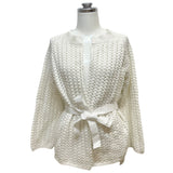 ViCOLO（ヴィコロ）2カラー ウエストベルトカーディガン