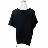 MICALLE MICALLE（ミカーレミカーレ）2カラー アシメントリーTシャツ - AVANTI&JOLIJOLI