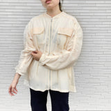 MICALLE MICALLE（ミカーレミカーレ）2カラー シフォンドッキングブルゾン