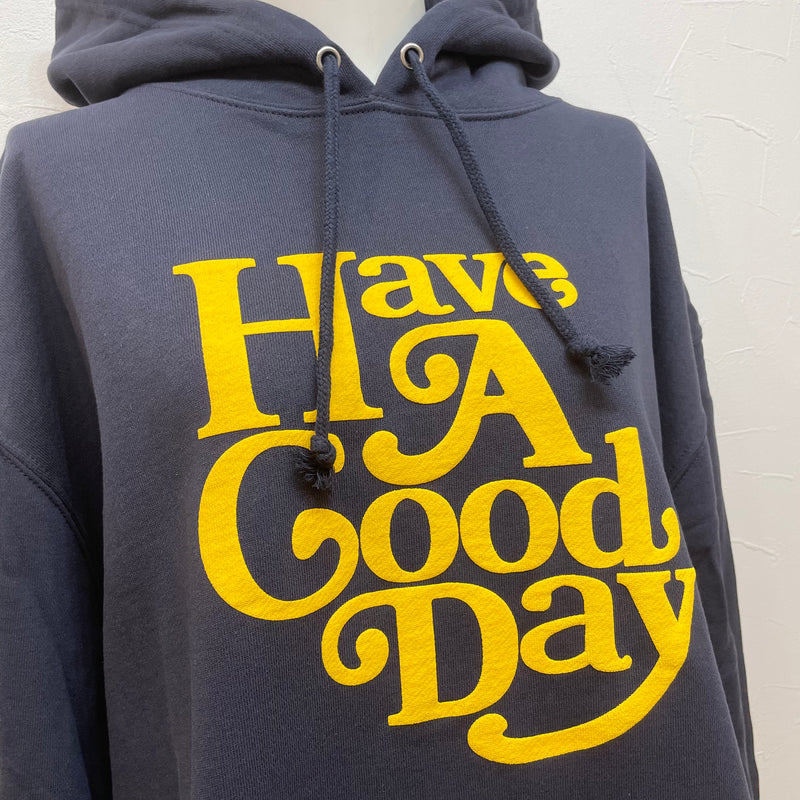 Account（アカウント）3カラー Have A Good Day oversized hoodie オーバーサイズパーカー