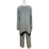 MICALLE MICALLE（ミカーレミカーレ）3カラー  アシメントリーセットアップ ankle tab detail