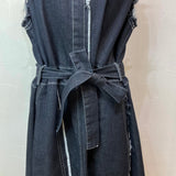 MICALLE MICALLE（ミカーレミカーレ）デニムノースリーブワンピース - AVANTI&JOLIJOLI