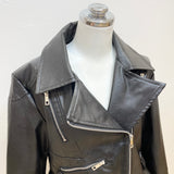 MICALLE MICALLE（ミカーレミカーレ）アシメントリーライダースジャケット