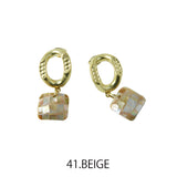 MICALLE MICALLE（ミカーレミカーレ）2カラー シェルドロップピアス