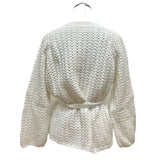 ViCOLO（ヴィコロ）2カラー ウエストベルトカーディガン