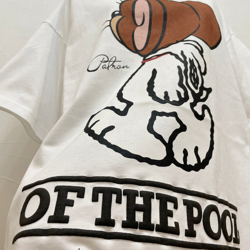 【再入荷】PATRON OF THE POOL 2カラー  snoopy in mouse ジェリー×スヌーピーTシャツ