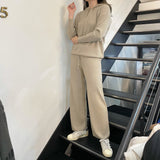 MICALLE MICALLE（ミカーレミカーレ） hoodie knit setup