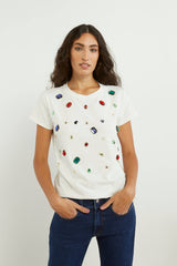 Souvenir (スーベニア) ビジューTシャツ